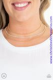 Retro Minimalism - Gold Necklace ~ Paparazzi