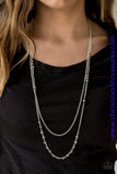 Rich With Glitz - Silver Necklace ~ Paparazzi