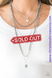 Right On Key - Silver Necklace ~ Paparazzi