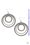 Rippling Refinement - Silver Earrings ~ Paparazzi