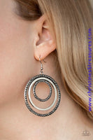 Rippling Refinement - Silver Earrings ~ Paparazzi