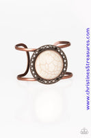 Rodeo Rage - Copper Cuff ~ Paparazzi Bracelets