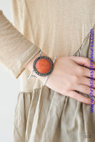 Rodeo Rage - Orange Cuff ~ Paparazzi Bracelets