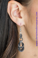 Romantic Radiance - Silver Earrings ~ Paparazzi