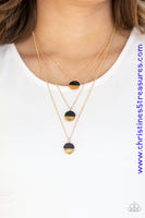 Rural Reconstruction - Black Necklace ~ Paparazzi