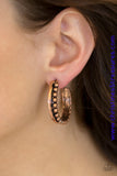Rural Rio - Copper Earrings ~ Paparazzi