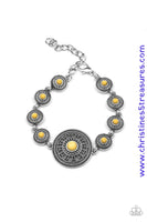 Rustic Renegade - Yellow Bracelet ~ Paparazzi