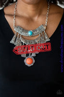 Sahara Royal - Multi Necklace ~ Paparazzi
