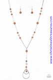 Sandstone Savannahs - Brown Necklace ~ Paparazzi