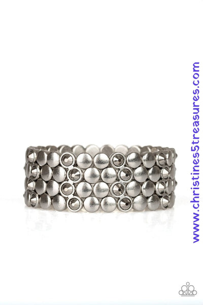 Scattered Starlight - Silver Bracelet ~ Paparazzi