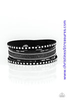 Seize The Sass - Black Urban Bracelet ~ Paparazzi