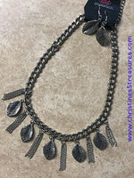 Serenely Sequoia - Silver Necklace ~ Paparazzi