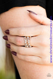 Shimmering Success - Gold Ring ~ Paparazzi