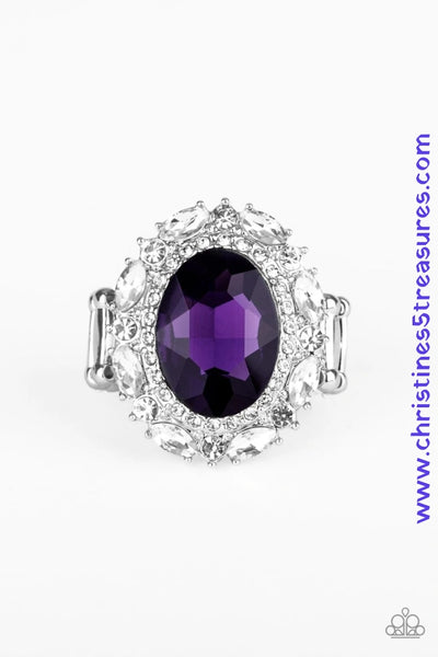 Show Glam - Purple Ring ~ Paparazzi