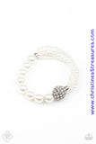 Show Them The Dior - White Bracelet ~ Paparazzi Fashion Fix