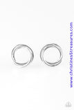 Simple Radiance - Silver Post Earrings ~ Paparazzi