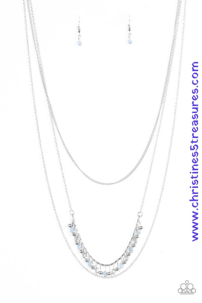 Simply Serene - Blue Necklace ~ Paparazzi
