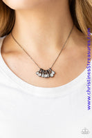 Slide Into Shimmer - Black Necklace ~ Paparazzi