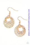 So Glam You Made It! - Gold Earrings ~ Paparazzi