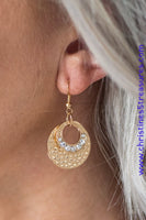 So Glam You Made It! - Gold Earrings ~ Paparazzi