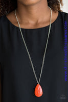 So Pop-You-Lar - Orange Necklace ~ Paparazzi