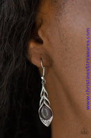 Soaring Shimmer - Silver Earrings ~ Paparazzi