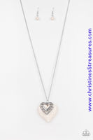 Southern Heart - White Necklace ~ Paparazzi