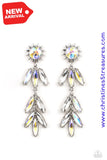 Space Age Sparkle - Yellow Earrings ~ Paparazzi