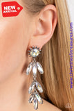 Space Age Sparkle - Yellow Earrings ~ Paparazzi