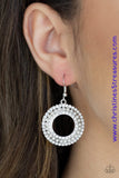 Sparkle Splurge - Silver Earrings ~ Paparazzi