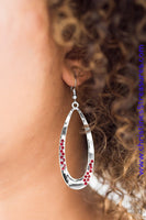Sparkling Since Birth - Red Earrings