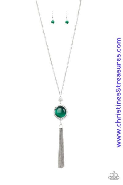 Sparkling Spectacle - Green Necklace ~ Paparazzi