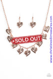 Speaking From The Heart - Copper Necklace ~ Paparazzi