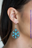 Spring Arrival - Blue Earrings ~ Paparazzi