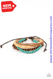 Stack To Basics - Blue Bracelet Paparazzi Bracelets