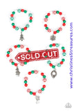 Starlet Shimmer Christmas Charm Bracelets Set Of 5 ~ Paparazzi