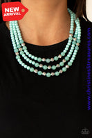 Staycation All I Ever Wanted - Blue Necklace ~ Paparazzi
