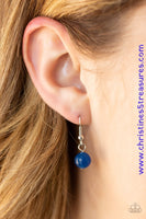 Stone Aura - Blue Necklace ~ Paparazzi