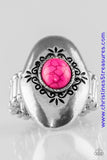 Stone Gardens - Pink Ring ~ Paparazzi