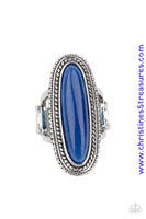 Stone Healer - Blue Ring ~ Paparazzi Rings