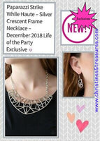 Strike While Haute - Silver Necklace ~ Paparazzi