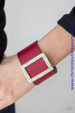 Stunning For You - Red Bracelet ~ Paparazzi Bracelets