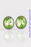 Stunning Shine - Green Earrings ~ Paparazzi