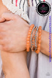 Sugary Sweet - Orange Bracelets ~ Paparazzi Fashion Fix