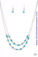 Summer Girl - Blue Necklace ~ Paparazzi