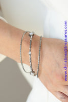 Sunset Fusion - Silver Bracelets ~ Paparazzi