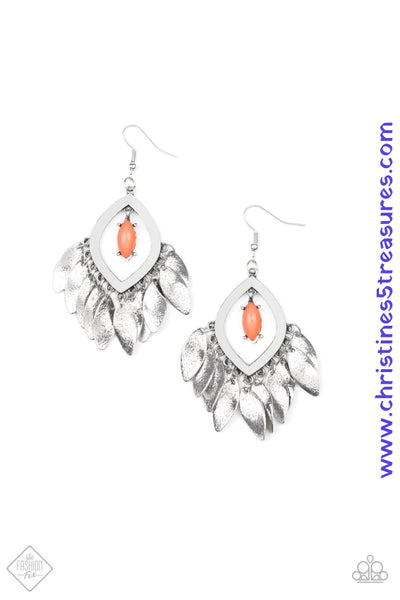 Sunset Soul - Orange Earrings ~ Paparazzi