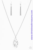 Swank Bank - Silver Necklace ~ Paparazzi