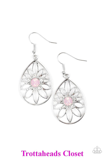 Take It Glow - Pink Earrings ~ Paparazzi