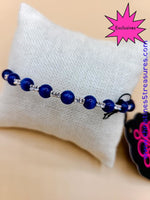 Tea Party Twinkle - Blue Bracelet ~ Paparazzi Fashion Fix